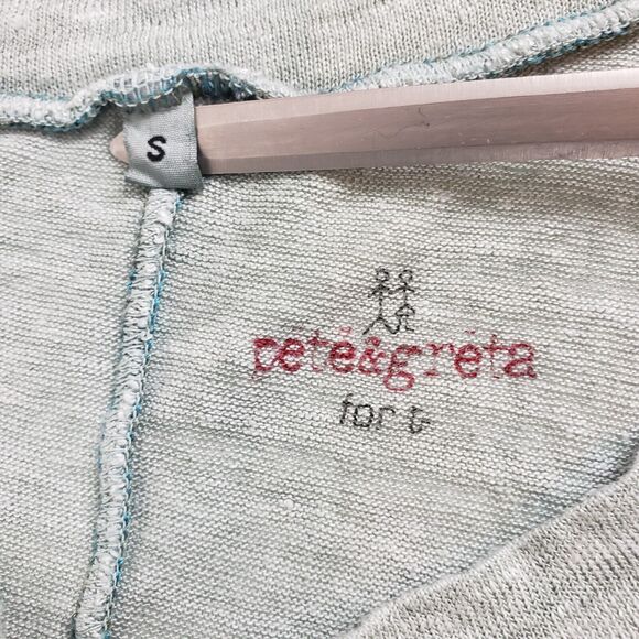 Pete & Greta Women's SIZE S Green Sleeveless Linen Summer Dress Johnny Was FLAW - Picture 4 of 12